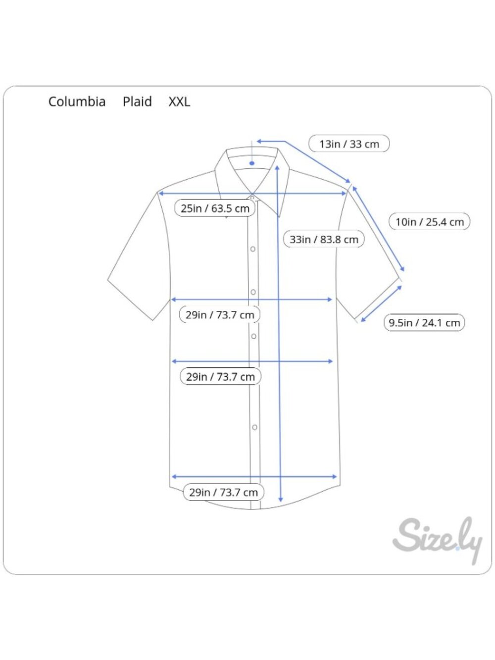 Columbia PFG Mens XXL Brown Plaid Fishing Shirt Vent Back Short Sleeve Big Tall - Picture 13 of 14